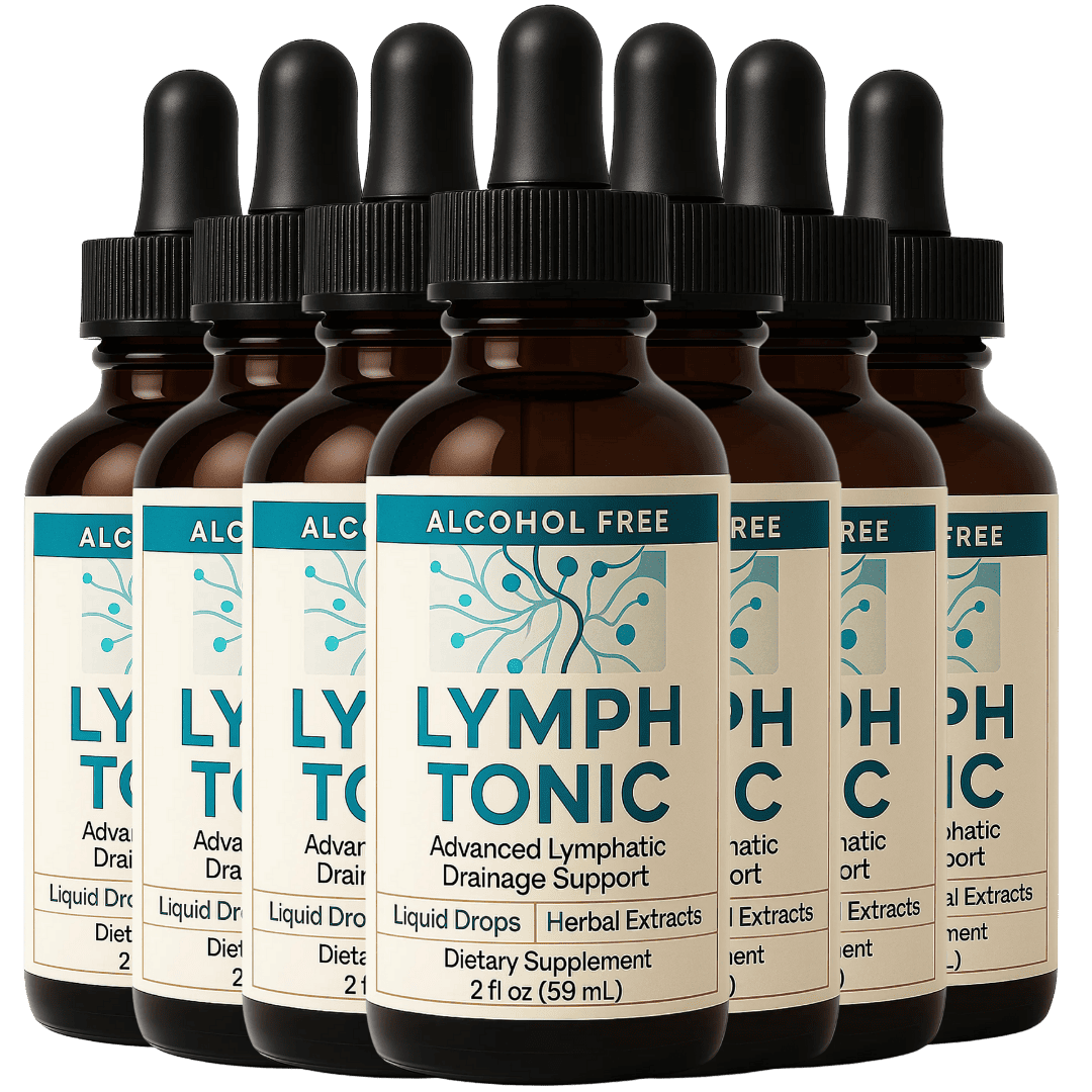 Lymph Tonic alcohol-free liquid drops bottles