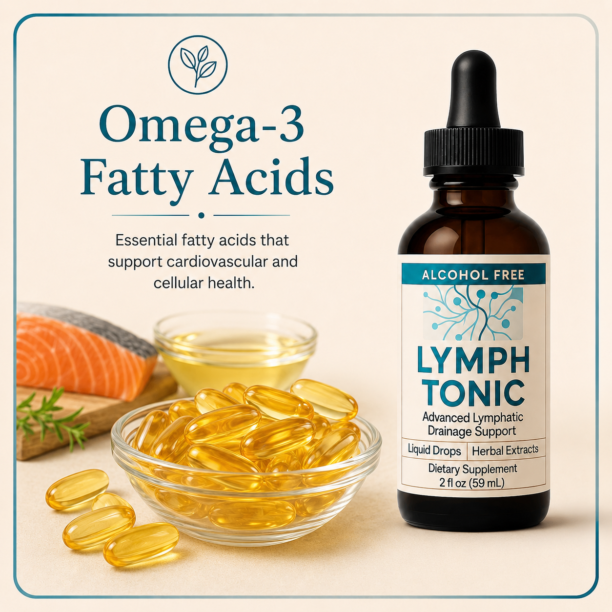 Lymph Tonic ingredient Omega-3 Fatty Acids