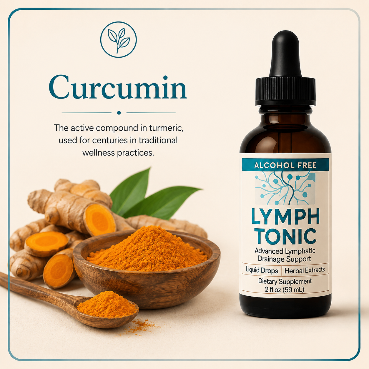 Lymph Tonic ingredient Curcumin